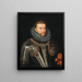 Portrait of Archduke Albert VII, Governor of the Spanish Netherlands (1559-1621) - Court painter of the Habsburgs — framed artwork on a wall