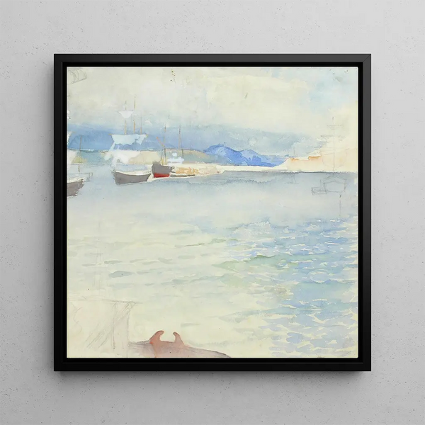 Haikon lahti - Albert Edelfelt — framed artwork on a wall