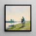 Boat Heater on its Horse - Jean-Baptiste Camille Corot — framed artwork on a wall