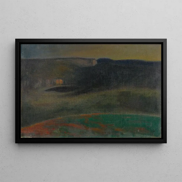 Juvrastolen Telemark - Halfdan Egedius — framed artwork on a wall