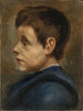 Portrait of Carl, the artist's brother - Halfdan Egedius — artwork view