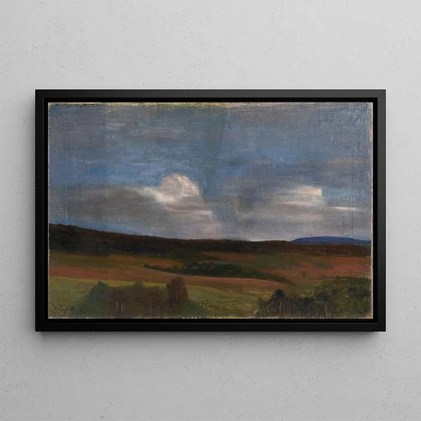 Storm Clouds - Halfdan Egedius — framed artwork on a wall