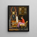 a Girl Painter and Her Studio - Halil Pasha — framed artwork on a wall