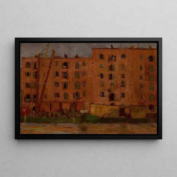 Brooklyn - Hamilton Easter Field — framed artwork on a wall