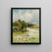 Flower Picking Painting - Hamilton Hamilton — framed artwork on a wall