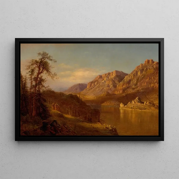 Rivière Wind, Wyoming - Hamilton Hamilton — framed artwork on a wall