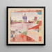 Hammamet with its mosque - Paul Klee — framed artwork on a wall
