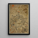 Birth of the Buddha - Hanegawa Chinchō — framed artwork on a wall