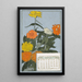 Zinnia - Hannah Borger Overbeck — framed artwork on a wall