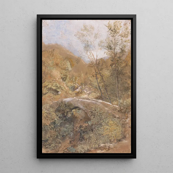 Pont à Corpo di Cava - Hannah Linnell Palmer — framed artwork on a wall