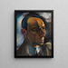 Portrait of the art dealer Alfred Flechtheim - Hanns Bolz — framed artwork on a wall
