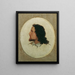 Self-portrait - Hanns Gasser — framed artwork on a wall