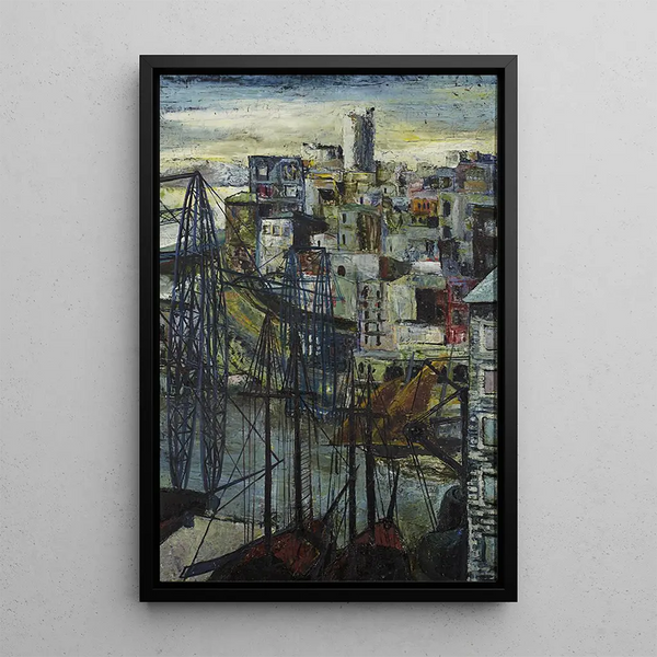 Port of Marseille - Hanns Ludwig Katz — framed artwork on a wall