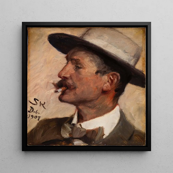 Hans Gyde Petersen - Peder Severin Krøyer — framed artwork on a wall