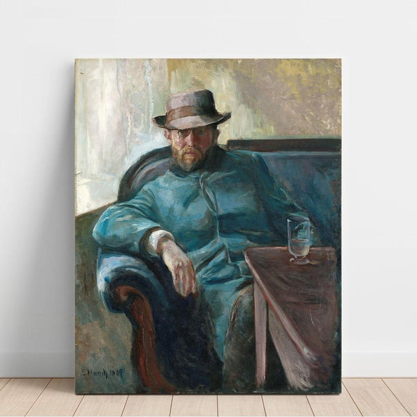 Reproduction of the painting Hans Jæger - Edvard Munch