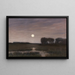 Moonrise Painting - Hans am Ende — framed artwork on a wall