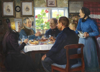 Berg chez Vver Hans Nielsen Abbedns - Hans Andersen Brendekilde — artwork view