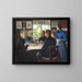 Berg chez Vver Hans Nielsen Abbedns - Hans Andersen Brendekilde — framed artwork on a wall