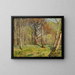 In the Forest of Brn, the Anemones Have Bloomed - Hans Andersen Brendekilde — framed artwork on a wall