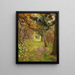 Autumn Day in the Forest - Hans Andersen Brendekilde — framed artwork on a wall