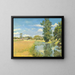 Flux à travers un paysage estival - Hans Andersen Brendekilde — framed artwork on a wall