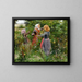 Trois simples cueilleurs de mûres - Hans Andersen Brendekilde — framed artwork on a wall