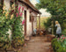 Devant la maison de paysan - Hans Andersen Brendekilde — artwork view