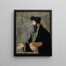 Portrait of Johannes Oekolampad - Hans Asper — framed artwork on a wall
