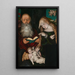 Nativity Painting - Hans Baldung — framed artwork on a wall