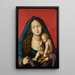 Madone à l'Enfant endormi - Hans Baldung — framed artwork on a wall