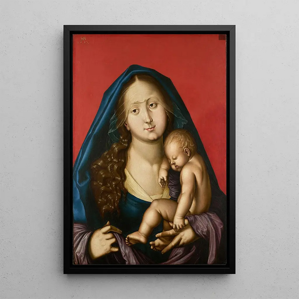 Madone à l'Enfant endormi - Hans Baldung — framed artwork on a wall