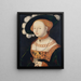 Portrait of a Lady - Hans Baldung — framed artwork on a wall