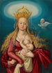 The Virgin Queen of Heaven nursing the Child Jesus - Hans Baldung — artwork view
