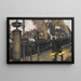 Steelworks Factory - Hans Baluschek — framed artwork on a wall