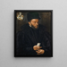 Portrait of Basilius Amerbach - Hans Bock l'Ancien — framed artwork on a wall