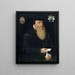 Portrait of Johannes Oporinus - Hans Bock l'Ancien — framed artwork on a wall