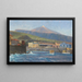 View from the sea on Pozo de Martianez Puerto Orotava Tenerife - Hans Bohrdt — framed artwork on a wall