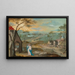 The Christ as Good Shepherd - Hans Bol — framed artwork on a wall
