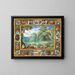 Landscape with the story of Venus and Adonis - Hans Bol — framed artwork on a wall