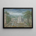 Tournament in front of a castle - Hans Bol — framed artwork on a wall