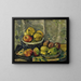 Fruit in Two Bowls - Hans Brühlmann — framed artwork on a wall