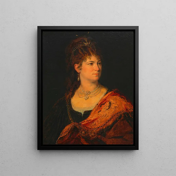 Charlotte Wolter actress - Hans Canon — framed artwork on a wall