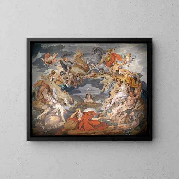Circle of Life - Hans Canon — framed artwork on a wall