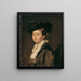 Portrait of a Lady - Hans Canon — framed artwork on a wall