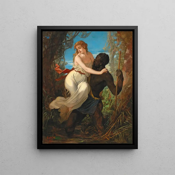Day and Night - Hans Canon — framed artwork on a wall