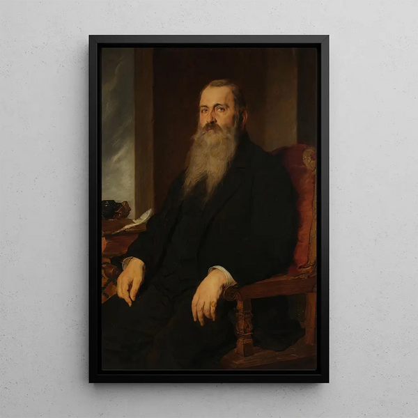 L'écrivain Emmerich Ranzoni - Hans Canon — framed artwork on a wall