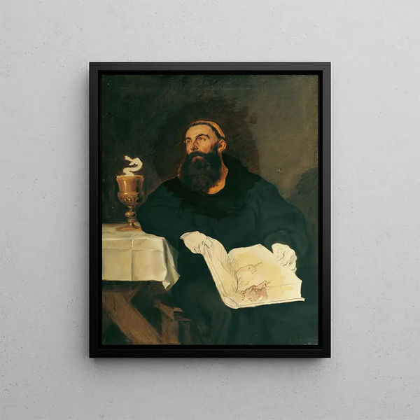 Saint Benoît de Nursie - Hans Canon — framed artwork on a wall