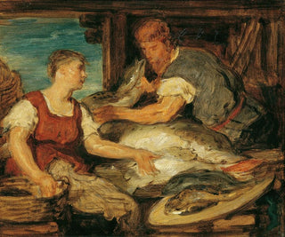 The Fishmonger - Hans Canon — artwork view