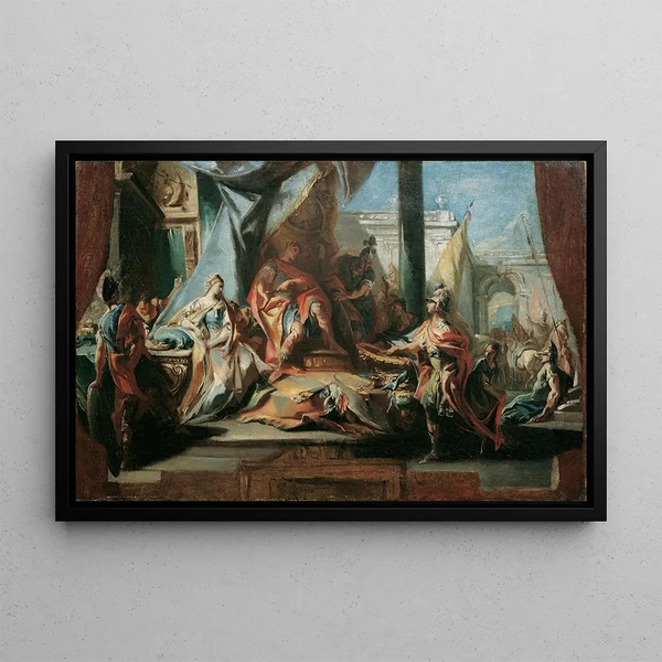 La grandeur de Scipion - Hans Canon — framed artwork on a wall