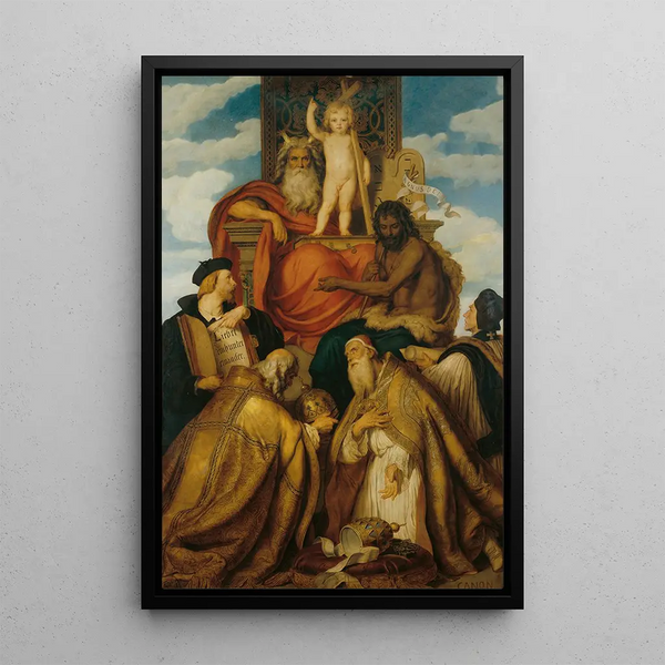 La Loge Johannis - Hans Canon — framed artwork on a wall